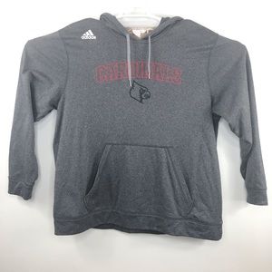 Adidas Louisville cardinal Hoodie Size 2xl GUC